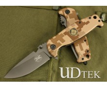 Desert Color OEM DPX DA-15 Camping Accessory Hand Tool Rescue Knife UDTEK00469
